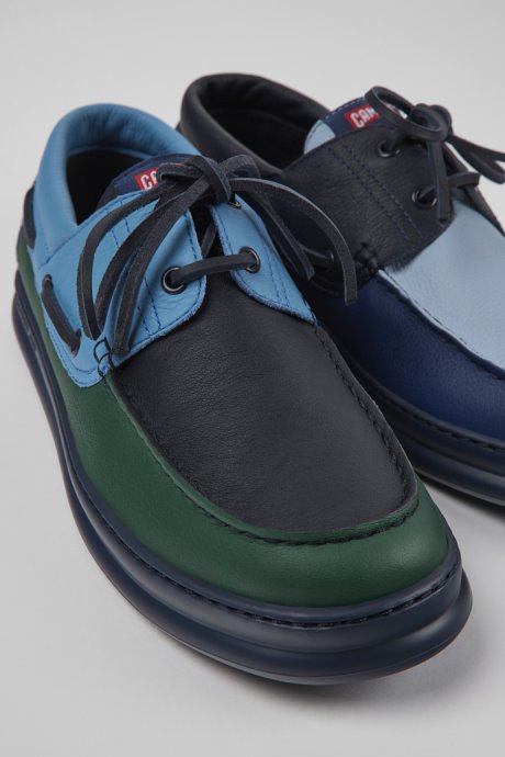 Exclusive Camper Twins Multicolored Leather Sneakers For Men