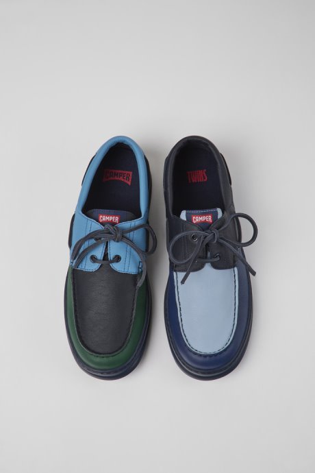 Exclusive Camper Twins Multicolored Leather Sneakers For Men