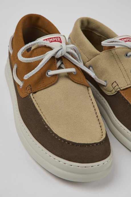 Camper Twins Multicolored Nubuck Sneakers For Men New Arrivals