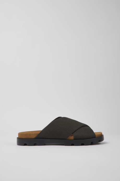 Exclusive Camper Brutus Sandal Gray Recycled Cotton Sandals For Men