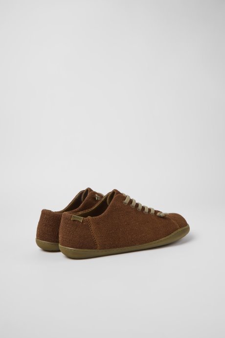 Peu Brown Textile Shoes For Men Exclusive Camper