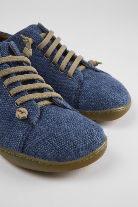 Peu Blue Textile Shoes For Men Exclusive Camper