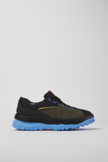 Exclusive Camper Teix Green Recycled Textile And Nubuck Shoes For Men