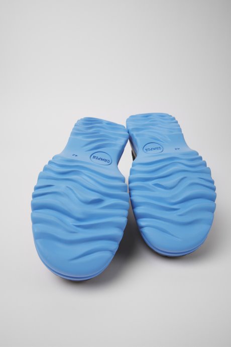 Exclusive Camper Teix Green Recycled Textile And Nubuck Shoes For Men