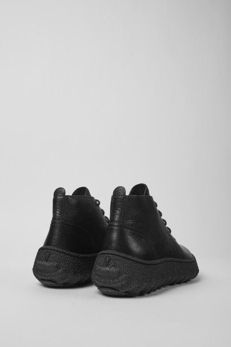 Camper Design Ground Michelin Black Lace Up Ankle Boot For Men