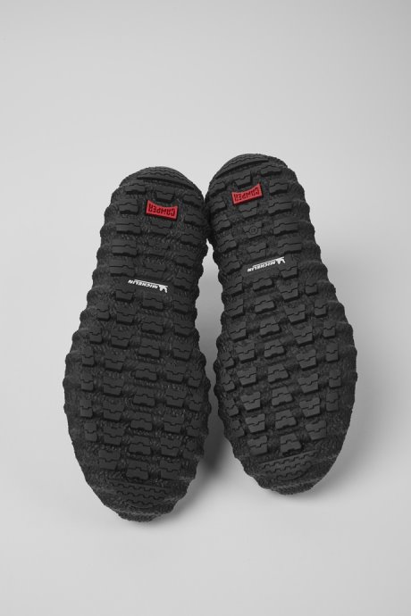 Camper Design Ground Michelin Black Lace Up Ankle Boot For Men