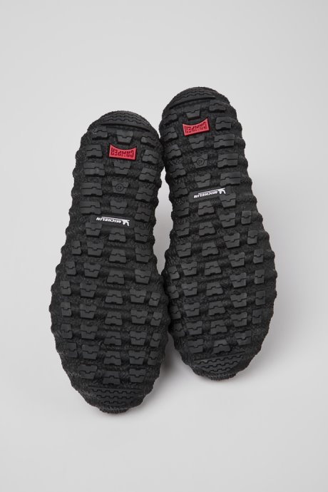 Camper Ground Green Textile And Leather Ankle Boots For Men New Arrivals