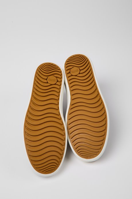 Camper Design Chasis Brown Leather Shoes For Men