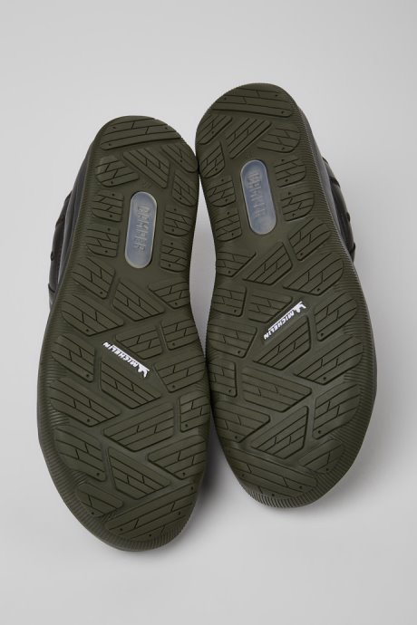 Design Peu Pista Gore-Tex Brown Leather Shoes For Men Camper