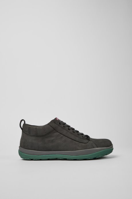 Camper Design Peu Pista Gore-Tex Gray Nubuck Shoes For Men