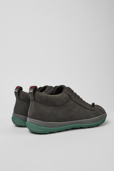 Camper Design Peu Pista Gore-Tex Gray Nubuck Shoes For Men
