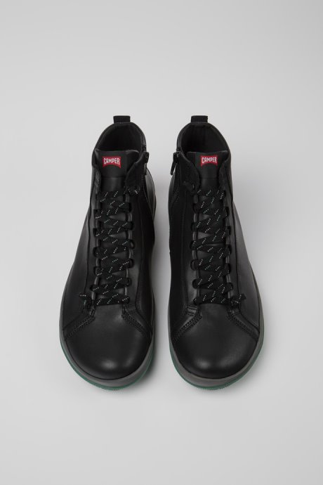 Peu Pista Gore-Tex Black Leather Ankle Boots For Men Camper New Arrivals