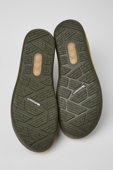 Camper Peu Pista Gore-Tex Green Nubuck Ankle Boots For Men New Arrivals