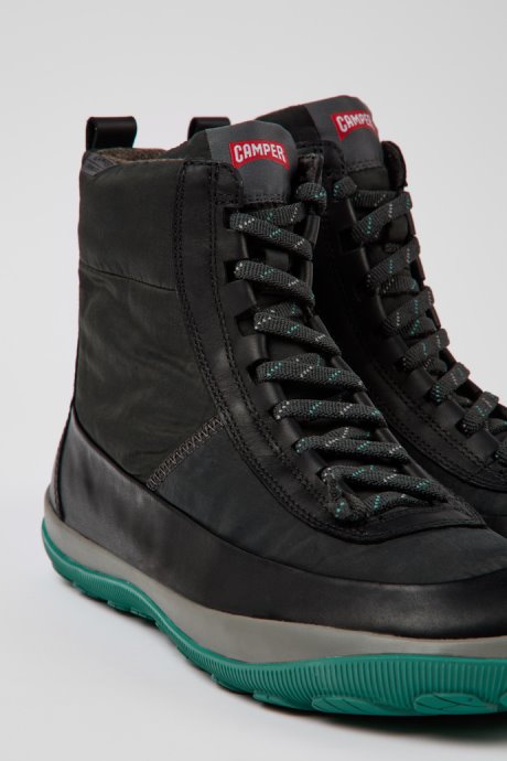 Peu Pista Gray And Black Boots For Men Exclusive Camper