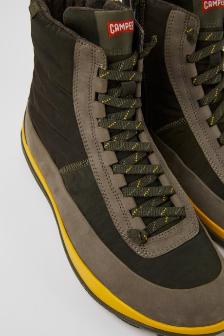 Peu Pista Green Boots For Men Camper New Arrivals