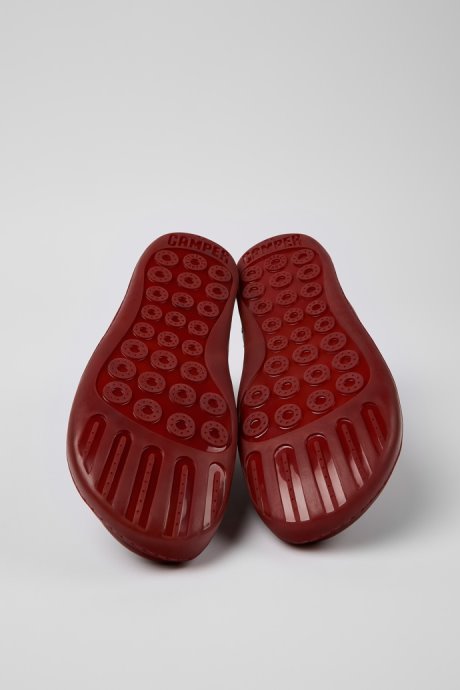 Camper Peu Brown Leather Ankle Boots For Men New Arrivals