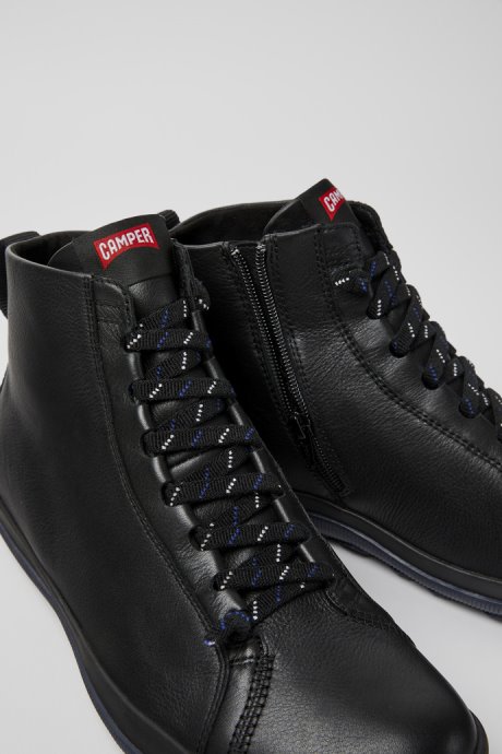 Camper Peu Pista Gore-Tex Black Ankle Boots For Men New Arrivals