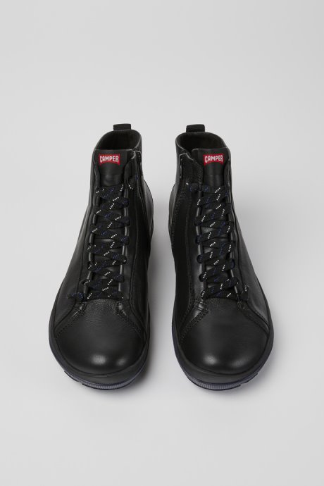 Camper Peu Pista Gore-Tex Black Ankle Boots For Men New Arrivals