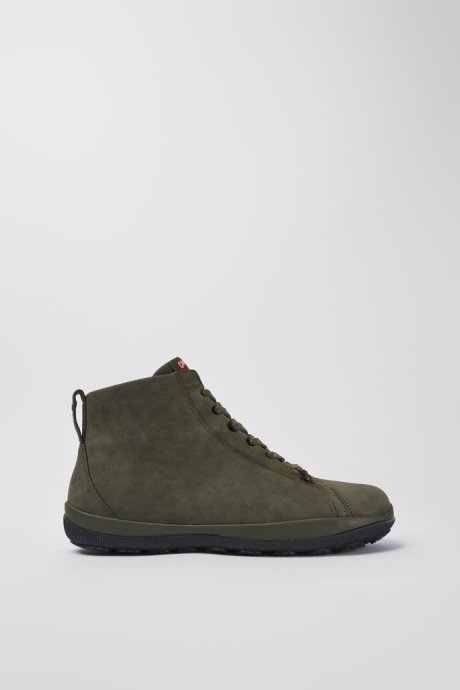 Peu Pista Gore-Tex Green Nubuck Ankle Boots For Men Exclusive Camper