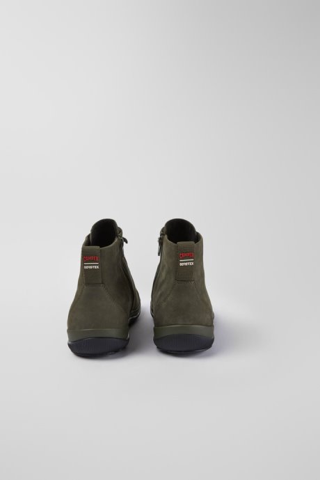 Peu Pista Gore-Tex Green Nubuck Ankle Boots For Men Exclusive Camper