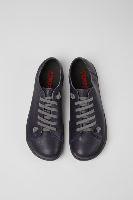Exclusive Camper Peu Blue Leather Shoes For Men