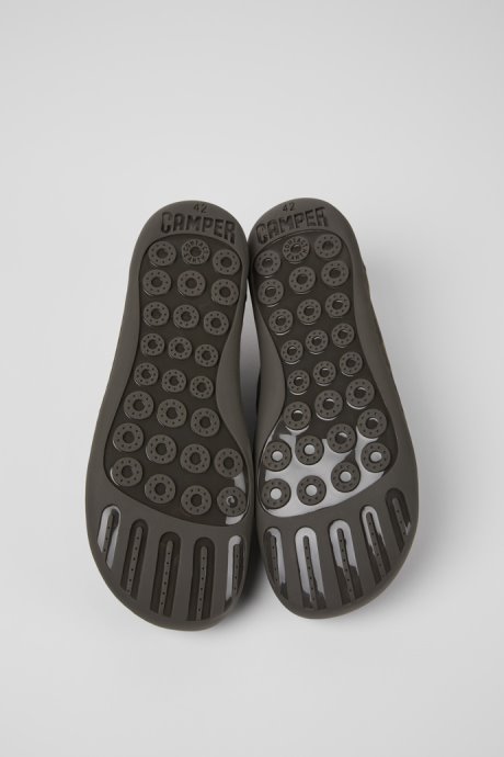 Exclusive Camper Peu Gray Leather Shoes For Men