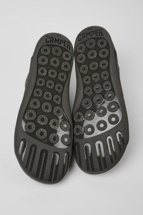 Peu Gray Wool And Viscose Shoes For Men Camper New Arrivals