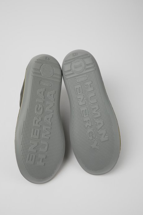 Camper Beetle Dark Gray Nubuck Ankle Boots For Men New Arrivals