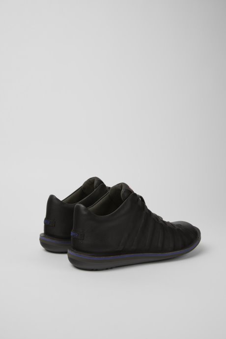 Camper Design Beetle Dark Brown Leather Ankle Boots For Men