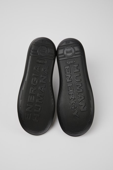 Beetle Black Leather Ankle Boots For Men Exclusive Camper