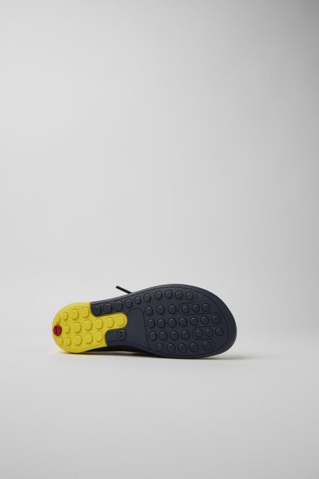 Camper Peu Circuit Blue Leather Shoes For Men New Arrivals