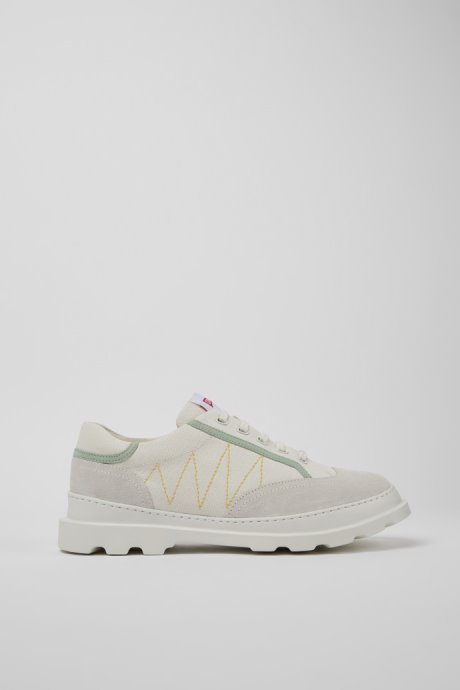 Camper Brutus Sneaker For Men In White Grey And Green New Arrivals