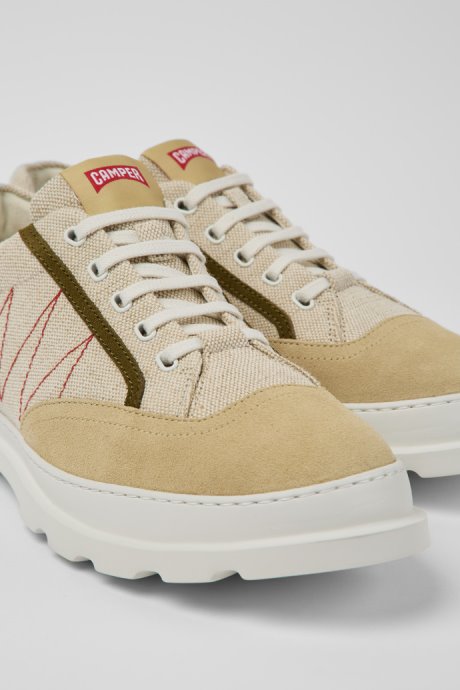 Brutus Beige And Green Sneakers For Men Camper New Arrivals