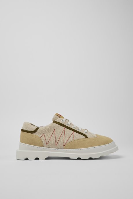 Brutus Beige And Green Sneakers For Men Camper New Arrivals