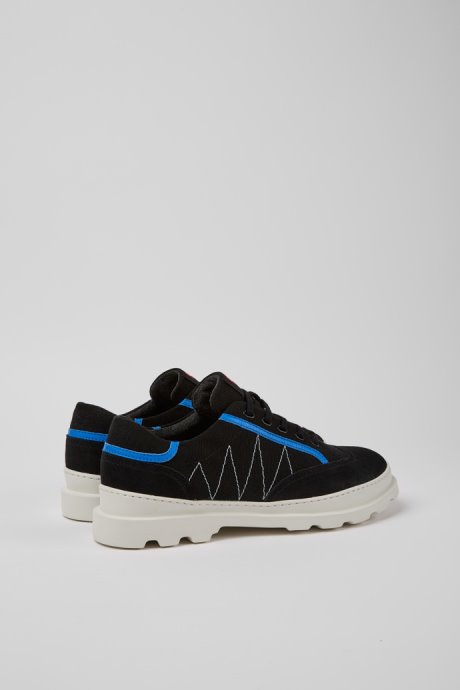 Design Brutus Black And Blue Sneakers For Men Camper