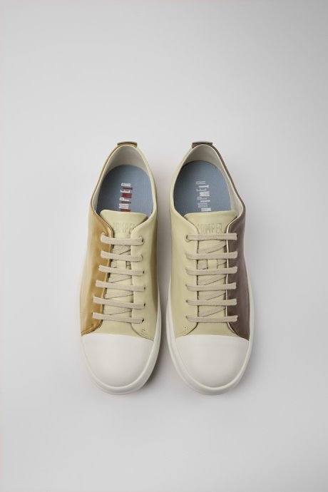 Twins Beige And Brown Shoes For Men Camper New Arrivals