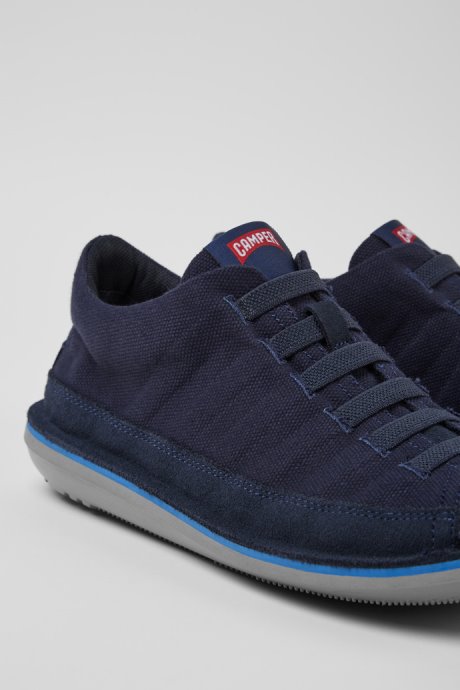 Beetle Blue Nubuck Sneakers For Men Camper New Arrivals