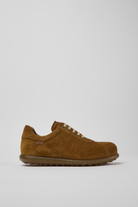Camper Pelotas Brown Nubuck Sneakers For Men New Arrivals