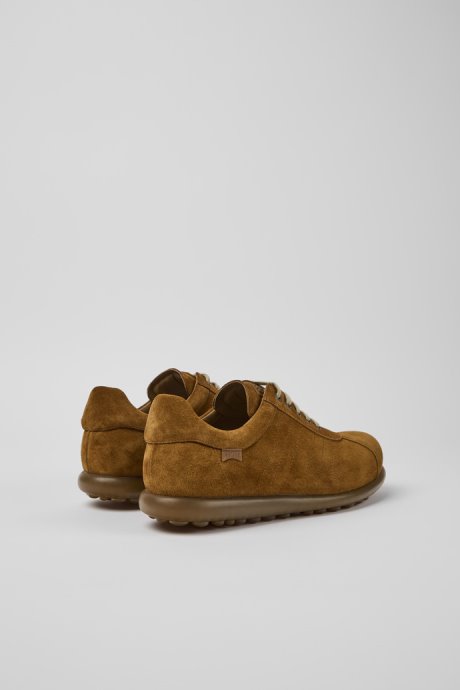 Camper Pelotas Brown Nubuck Sneakers For Men New Arrivals