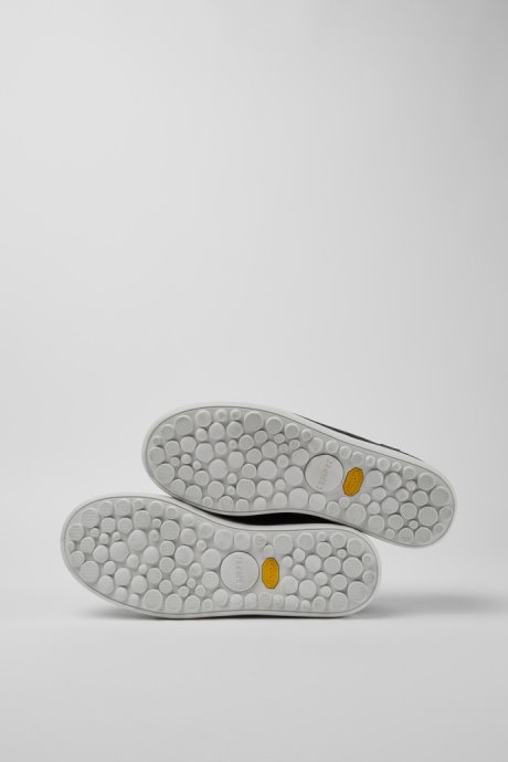 Camper Design Pelotas Protect Black Leather Sneakers For Men