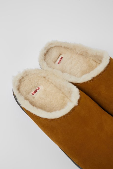 Camper Design Peu Brown Nubuck Shoes For Men