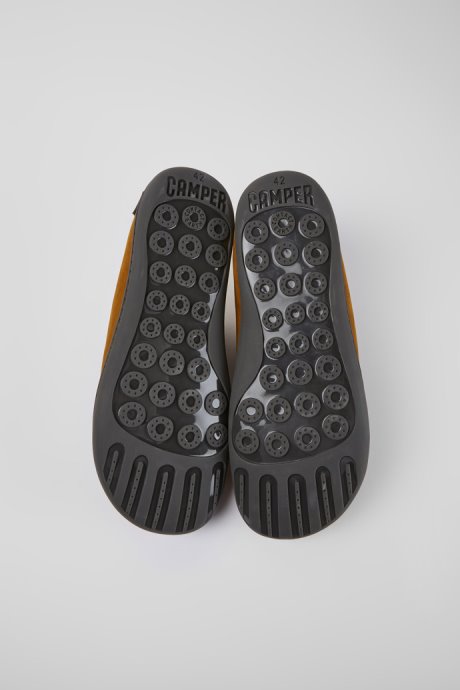 Camper Design Peu Brown Nubuck Shoes For Men