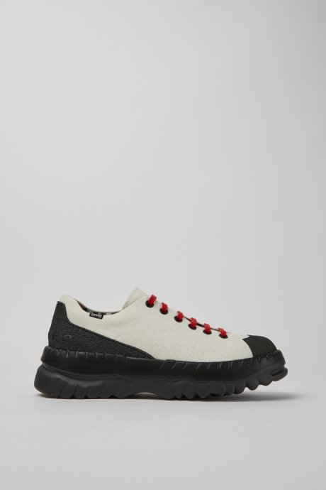 Design Teix White Rubber And Bci Cotton Shoes Camper