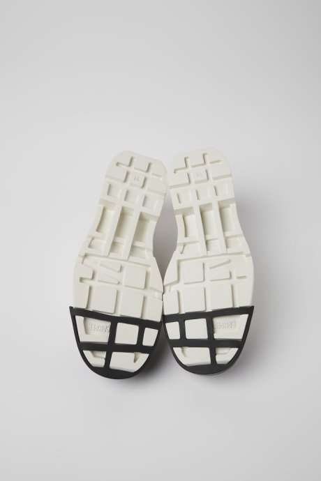 Camper Design Junction White Non-Dyed Leather Shoes For Men