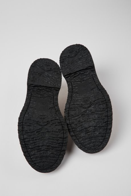 Walden Beige Leather Shoes For Men Exclusive Camper