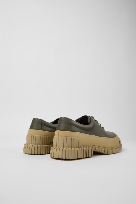 Camper Design Pix Green And Beige Shoes For Men