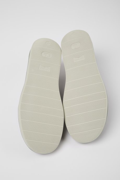 Exclusive Camper Wagon Green Leather Shoes For Men