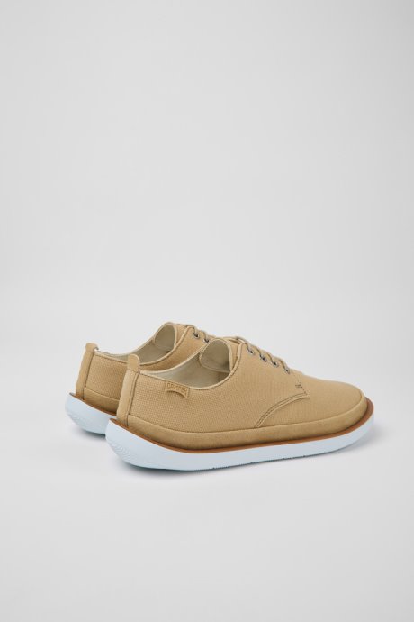 Camper Design Wagon Beige Textile And Nubuck Shoes For Men