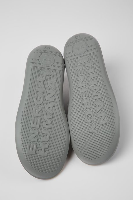 Exclusive Camper Beetle Dark Blue Textile And Nubuck Shoes For Men