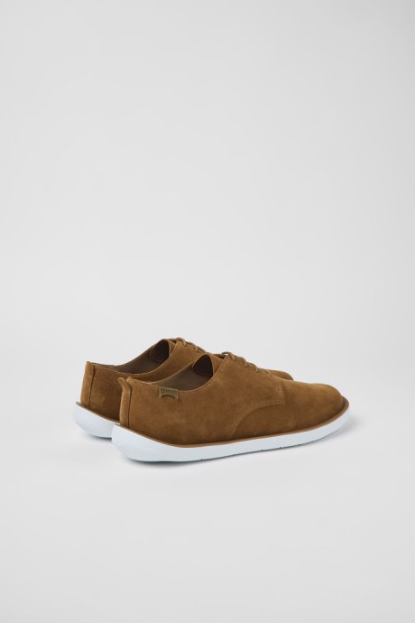 Design Wagon Brown Nubuck Shoes For Men Camper